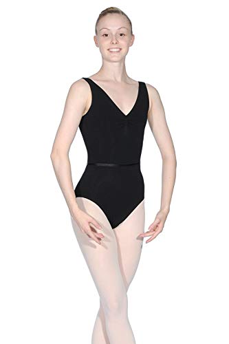 Capezio Ca1Ev 126 Tank-Trikot mit Klemmverschluss vorne, Kollektion – Schwarz, Größe M von Capezio