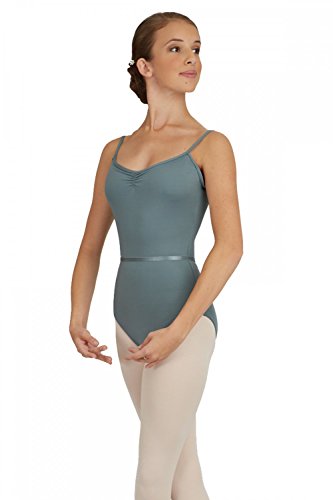 Capezio 126 mm Pinch-Front Camisole Leotard Klassenkollektion, Grau, M Capezio 126 mm Pinch-Front Camisole Leotard Klassenkollektion, Grau, M von Capezio