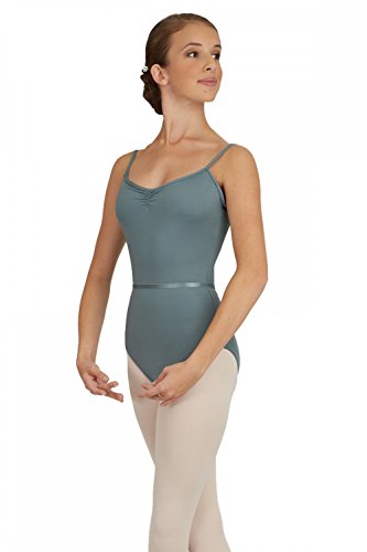 Capezio 126 Turnanzug, mit Camisole-Muster, Rosa Einheitsgröße grau von Capezio