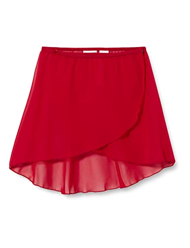 Capezio Damen Chiffon Wrap Skirt, Granat, L EU Capezio Damen Chiffon Wrap Skirt, Granat, L EU von Capezio