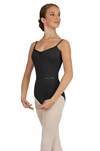 Capezio 126 mm Pinch-Front Camisole Leotard Klassenkollektion, Schwarz, L von Capezio