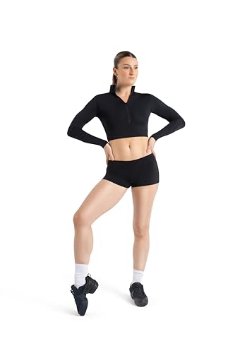 Capezio Damen Boy Cut Lowrise Short, Schwarz, M EU Capezio Damen Boy Cut Lowrise Short, Schwarz, M EU von Capezio