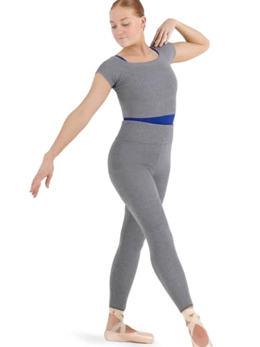 Capezio Damen Ribbed Sweater Knit Legging Pullover, Grau, L Capezio Damen Ribbed Sweater Knit Legging Pullover, Grau, L von Capezio