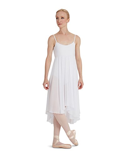 Capezio Damen Camisole Empire Dress Tanzkleider Für Erwachsene, Weiß, XS EU von Capezio