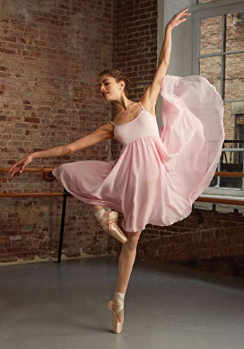 Capezio Damen Camisole Empire Dress Tanzkleider Für Erwachsene, Rosa - Shell Pink, S EU Capezio Damen Camisole Empire Dress Tanzkleider Für Erwachsene, Rosa - Shell Pink, S EU von Capezio