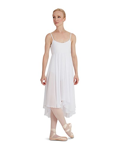Capezio Damen Camisole Empire Dress Tanzkleider Für Erwachsene, Weiß, S EU Capezio Damen Camisole Empire Dress Tanzkleider Für Erwachsene, Weiß, S EU von Capezio