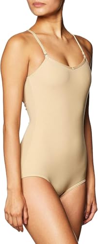 Capezio Damen Camisole Leotard With Adjustable Straps Trikot, Nude, XS Capezio Damen Camisole Leotard With Adjustable Straps Trikot, Nude, XS von Capezio