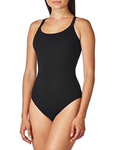 Capezio Damen Gymnastikanzug mit zwei Trägern - Schwarz - Medium von Capezio