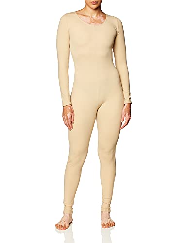 Capezio Damen Long Sleeve Unitard Ganzanzug, Nude, S Capezio Damen Long Sleeve Unitard Ganzanzug, Nude, S von Capezio