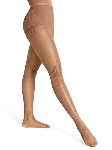 Capezio Damen Professional Fishnet Seamless Tight Strumpfhose, braun (maple), M/T von Capezio