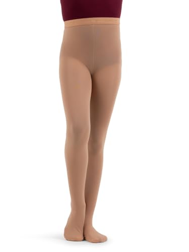 Capezio Damen Strumpfhose mit Standfuß - Beige - X-Large Capezio Damen Strumpfhose mit Standfuß - Beige - X-Large von Capezio
