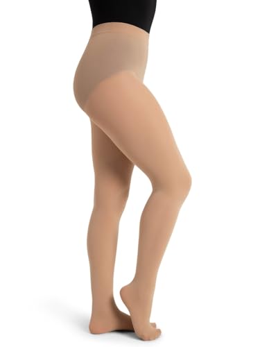 Capezio Women's Ultra Soft Footed Tight with Self-Knit Waistband Strumpfhose, Nude, XXL Capezio Women's Ultra Soft Footed Tight with Self-Knit Waistband Strumpfhose, Nude, XXL von Capezio