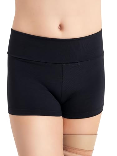 Capezio Fold-Over Boyshort, Black, X-Small Capezio Fold-Over Boyshort, Black, X-Small von Capezio