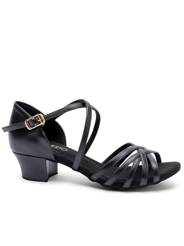 Capezio Rebecca 1.5" Ballroom Shoe, Black, 7.5 M von Capezio