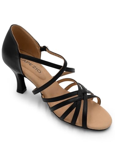 Capezio Rosa Ballroom Shoe, Black, 5.5 W von Capezio