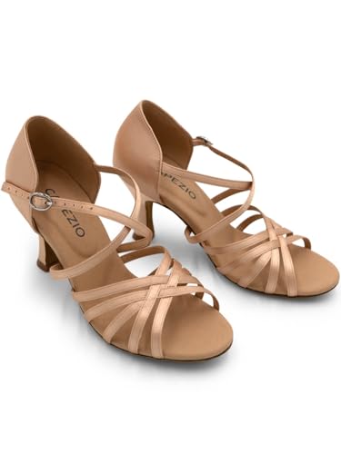 Capezio Rosa Ballroom Shoe, Camel, 5.5 W von Capezio