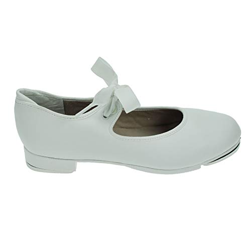 Capezio Shuffle Tap Shoe - Child, White, 1 N von Capezio