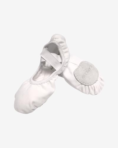 Capezio Stella Canvas Ballet Shoe - Child, White, 12 W Capezio Stella Canvas Ballet Shoe - Child, White, 12 W von Capezio