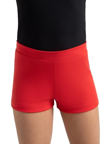 Capezio Team Basic Boys Cut Low Rise Short- Girls, Red, Small Capezio Team Basic Boys Cut Low Rise Short- Girls, Red, Small von Capezio