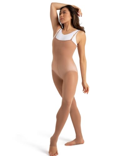 Capezio Ultra Soft™ Stirrup Body Tight, Light Suntan, 3X4 von Capezio