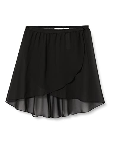 Capezio Damen Chiffon Wrap Skirt, Schwarz, L EU Capezio Damen Chiffon Wrap Skirt, Schwarz, L EU von Capezio