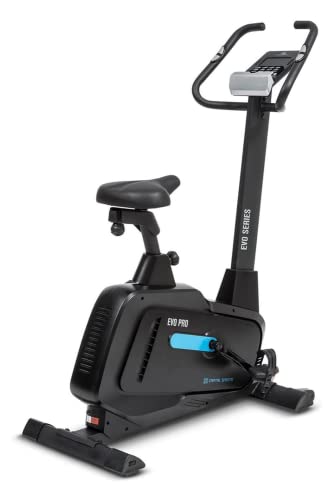 Capital Sports Evo Heimtrainer Fahrrad - Bluetooth Hometrainer, Ergometer mit magnetischem Bremssystem, 32 Stufen, App-Integration, Tablet-Halterung, Pulssensor, Stil: Pro, schwarz von CAPITAL SPORTS