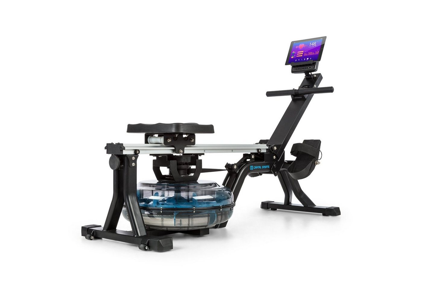 Capital Sports Rudermaschine Flow M1 (Tablet-Halterung ,Trainingscomputer mit LCD-Display) Capital Sports Rudermaschine Flow M1 (Tablet-Halterung ,Trainingscomputer mit LCD-Display) von Capital Sports