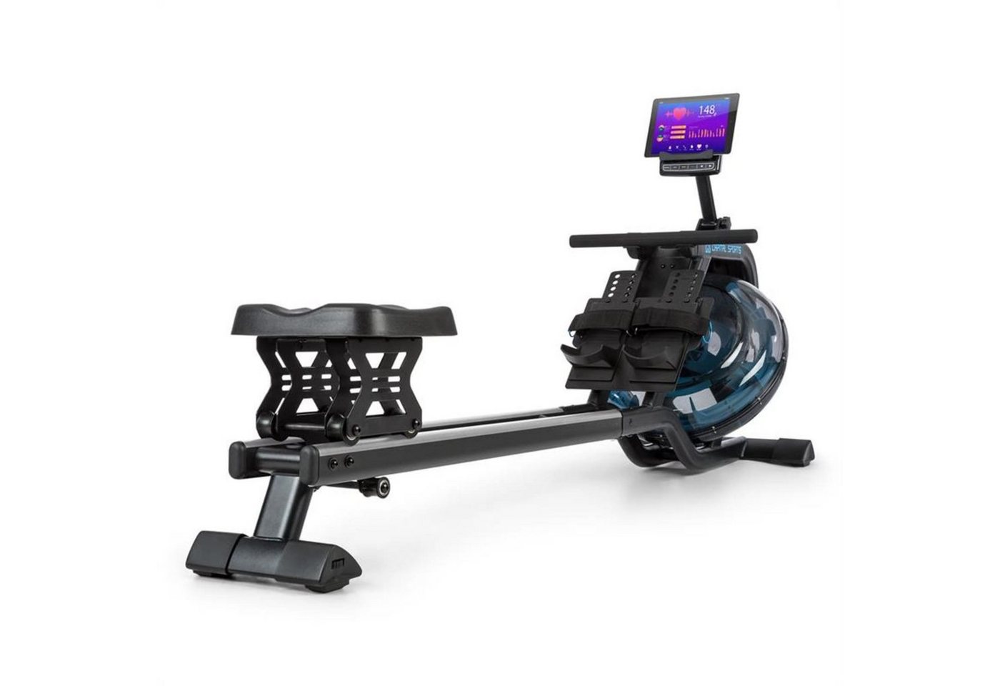 Capital Sports Rudermaschine Flow M2 (Tablet-Halterung ,Trainingscomputer mit LCD-Display) Capital Sports Rudermaschine Flow M2 (Tablet-Halterung ,Trainingscomputer mit LCD-Display) von Capital Sports