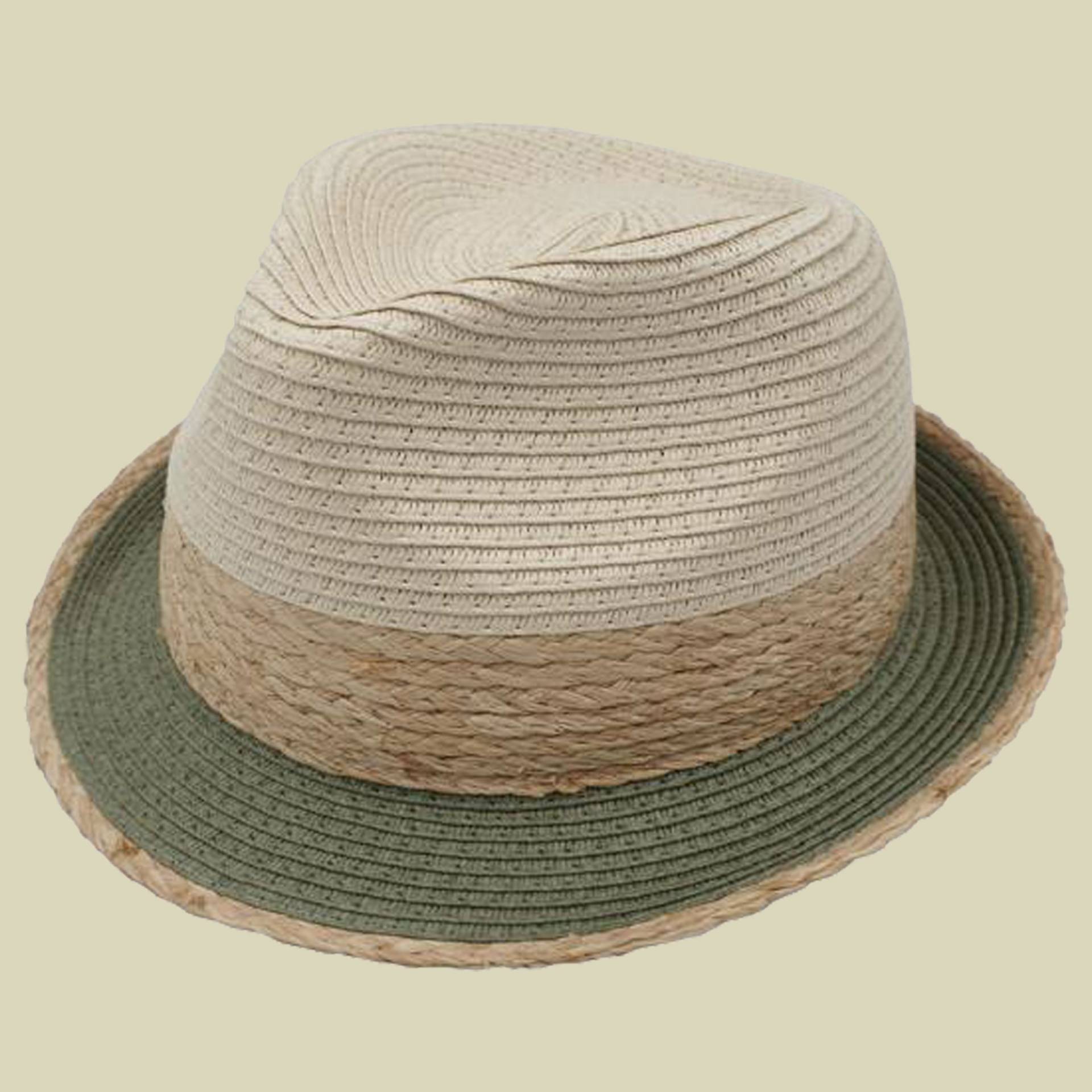 Strohhut Trilby farbige Krempe Größe 58 Farbe leaf green Strohhut Trilby farbige Krempe Größe 58 Farbe leaf green von Capo