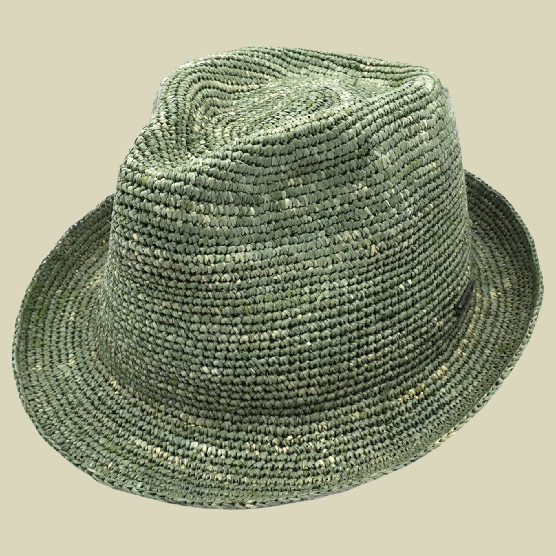 Strohhut Trilby uni grün S/M - Farbe leaf green Strohhut Trilby uni grün S/M - Farbe leaf green von Capo