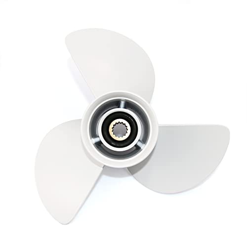 CAPTAIN Außenbord-Propeller, 13 1/2 x 15 passend für Yamaha 115 T50 60 70 75 80 85 90 100 130 PS Motoren, 15 Spline Zahn Außenbord-Propeller, RH Aluminium-Propeller, OEM-Nr. 5-01-EL CAPTAIN Außenbord-Propeller, 13 1/2 x 15 passend für Yamaha 115 T50 60 70 75 80 85 90 100 130 PS Motoren, 15 Spline Zahn Außenbord-Propeller, RH Aluminium-Propeller, OEM-Nr. 5-01-EL von Captain