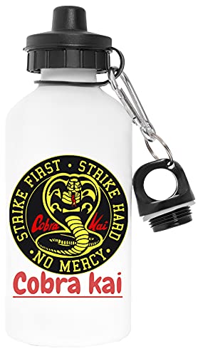 Cobra Kai Snake Schadstofffrei Weiß Wasserflasche Aluminium Für Draußen Pollutant Free White Water Bottle Aluminium For Outdoors von Capzy