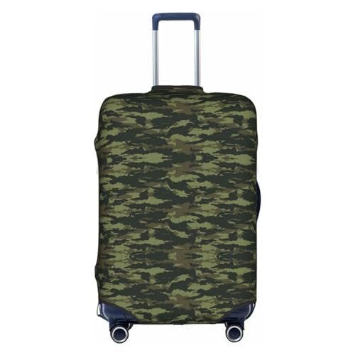 Dehnbare Kofferhülle aus rotgoldenem Marmor, doppelseitiger Druck, Schutz vor Kratzern, Reisegepäck-Zubehör, camouflage, S von CarXs