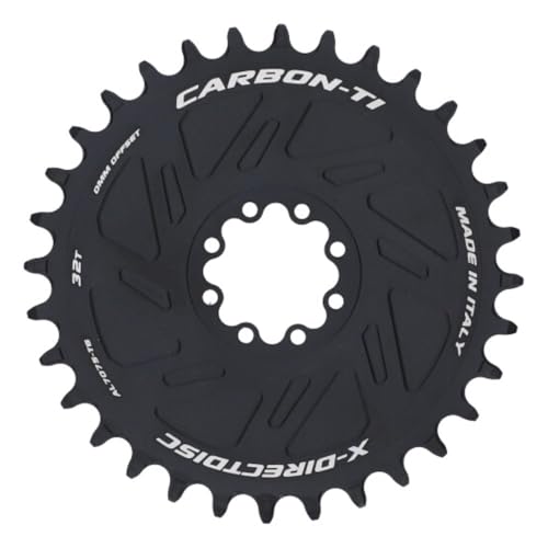 Carbon-Ti Kettenblatt X-DirectDisc 12 V 8-Loch 0 mm Offset 34t von Carbon-Ti