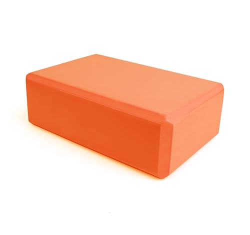 CarePrime Yoga Block Schaumstoffblöcke Pilates-Blöcke 2 Stück Set (Orange) von CarePrime