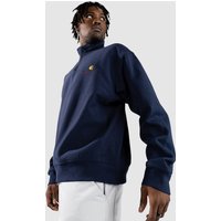 Carhartt WIP Half Zip American Script Sweater air force blue von Carhartt WIP