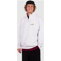 Carhartt WIP Half Zip American Script Sweatjacke ash heather Carhartt WIP Half Zip American Script Sweatjacke ash heather von Carhartt WIP