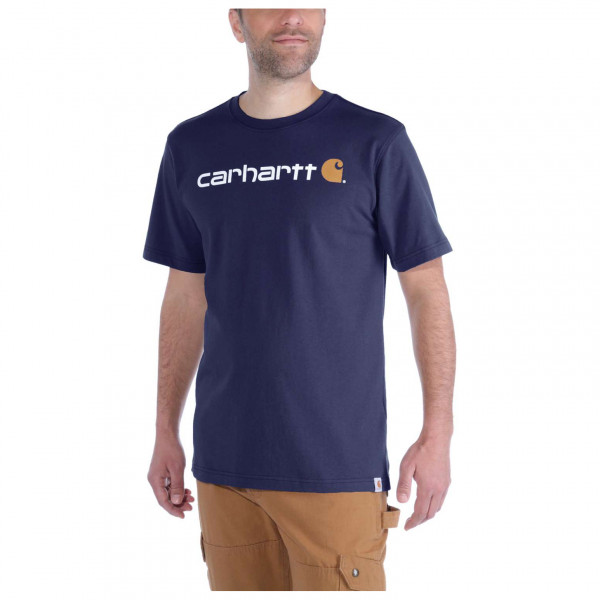Carhartt - Core Logo S/S - T-Shirt Gr L blau Carhartt - Core Logo S/S - T-Shirt Gr L blau von Carhartt