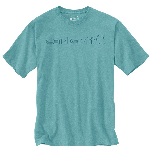 Carhartt - Core Logo S/S - T-Shirt Gr S türkis Carhartt - Core Logo S/S - T-Shirt Gr S türkis von Carhartt