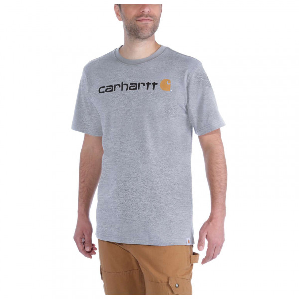 Carhartt - Core Logo S/S - T-Shirt Gr XL grau Carhartt - Core Logo S/S - T-Shirt Gr XL grau von Carhartt
