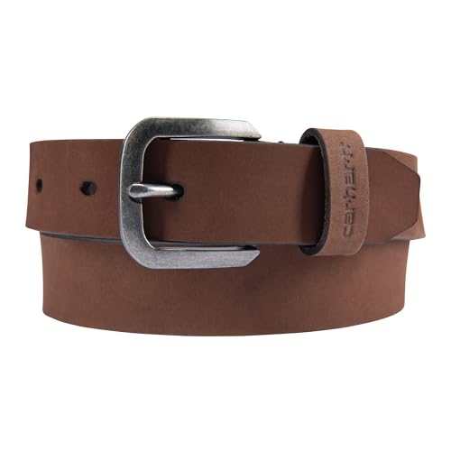 Carhartt Damen Standard Casual Rugged, erhältlich in mehreren Stilen, Farben und Größen, Sattel-Ledergürtel (braun), Größe M von Carhartt