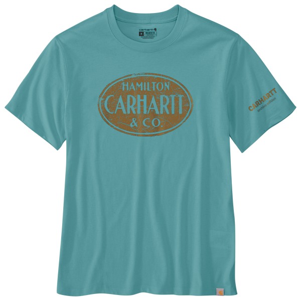Carhartt - Hamilton Graphic S/S T-Shirt - T-Shirt Gr S türkis Carhartt - Hamilton Graphic S/S T-Shirt - T-Shirt Gr S türkis von Carhartt