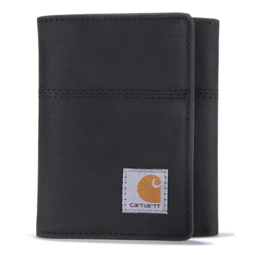 Carhartt Herren B0000208 Sattelleder Trifold Wallet, Schwarz, Einheitsgröße Carhartt Herren B0000208 Sattelleder Trifold Wallet, Schwarz, Einheitsgröße von Carhartt