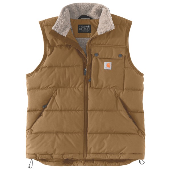 Carhartt - Loose Fit Montana Insulated Vest - Winterweste Gr S braun von Carhartt