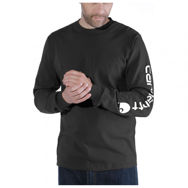 Carhartt - Sleeve Logo L/S - Longsleeve Gr M schwarz Carhartt - Sleeve Logo L/S - Longsleeve Gr M schwarz von Carhartt