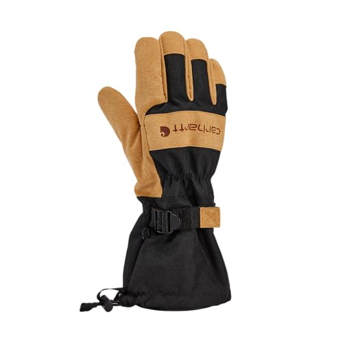 Carhartt Storm Defender Herren-Handschuhe, isoliert, synthetisches Wildleder, schwarze Gerste, Größe XL von Carhartt