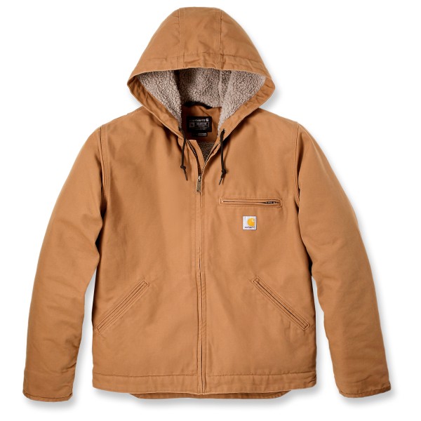 Carhartt - Washed Duck Sherpa Lined Jacket - Freizeitjacke Gr XXL orange von Carhartt