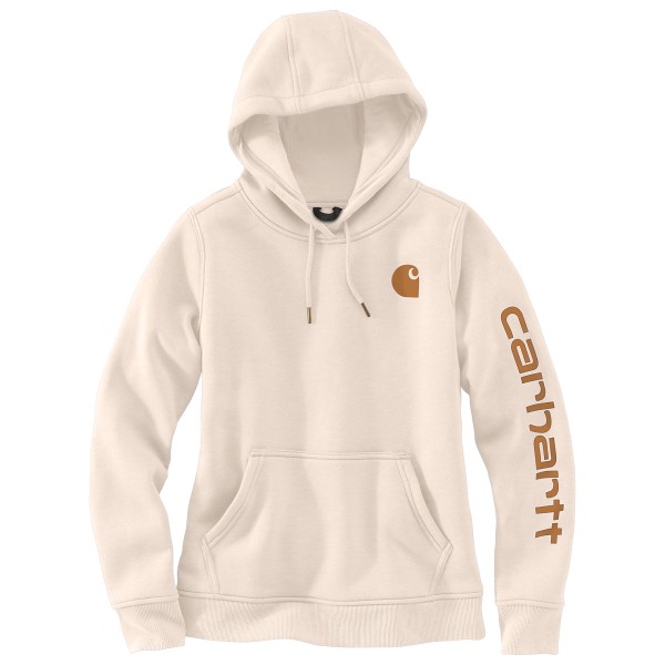 Carhartt - Women's Clarksburg Logo Sleeve Sweatshirt - Hoodie Gr L beige Carhartt - Women's Clarksburg Logo Sleeve Sweatshirt - Hoodie Gr L beige von Carhartt