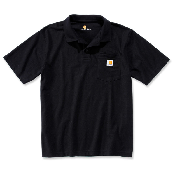 Carhartt - Work Pocket Polo S/S - Polo-Shirt Gr L schwarz von Carhartt