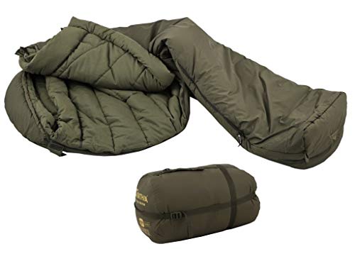 Carinthia Brenta Armeeschlafsack Winter Schlafsack Grösse L, Reißverschluss Links von Carinthia